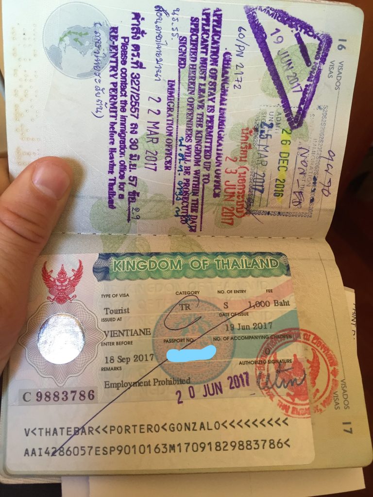 Pasaporte con un visado de 60 días